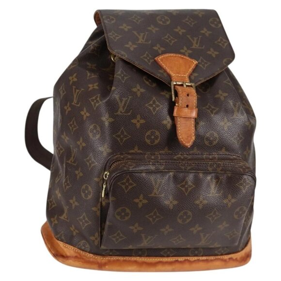 LOUIS VUITTON Monogram Montsouris GM Backpack M51135 LV Auth 135864 - Picture 1 of 16